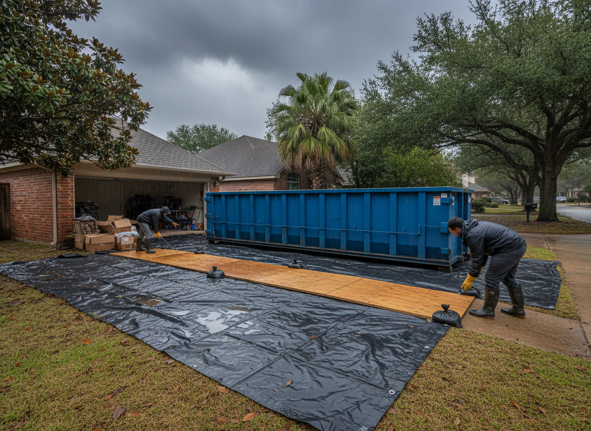 Preparing for Roll Off Dumpster Rental During Houston's Rainy Season